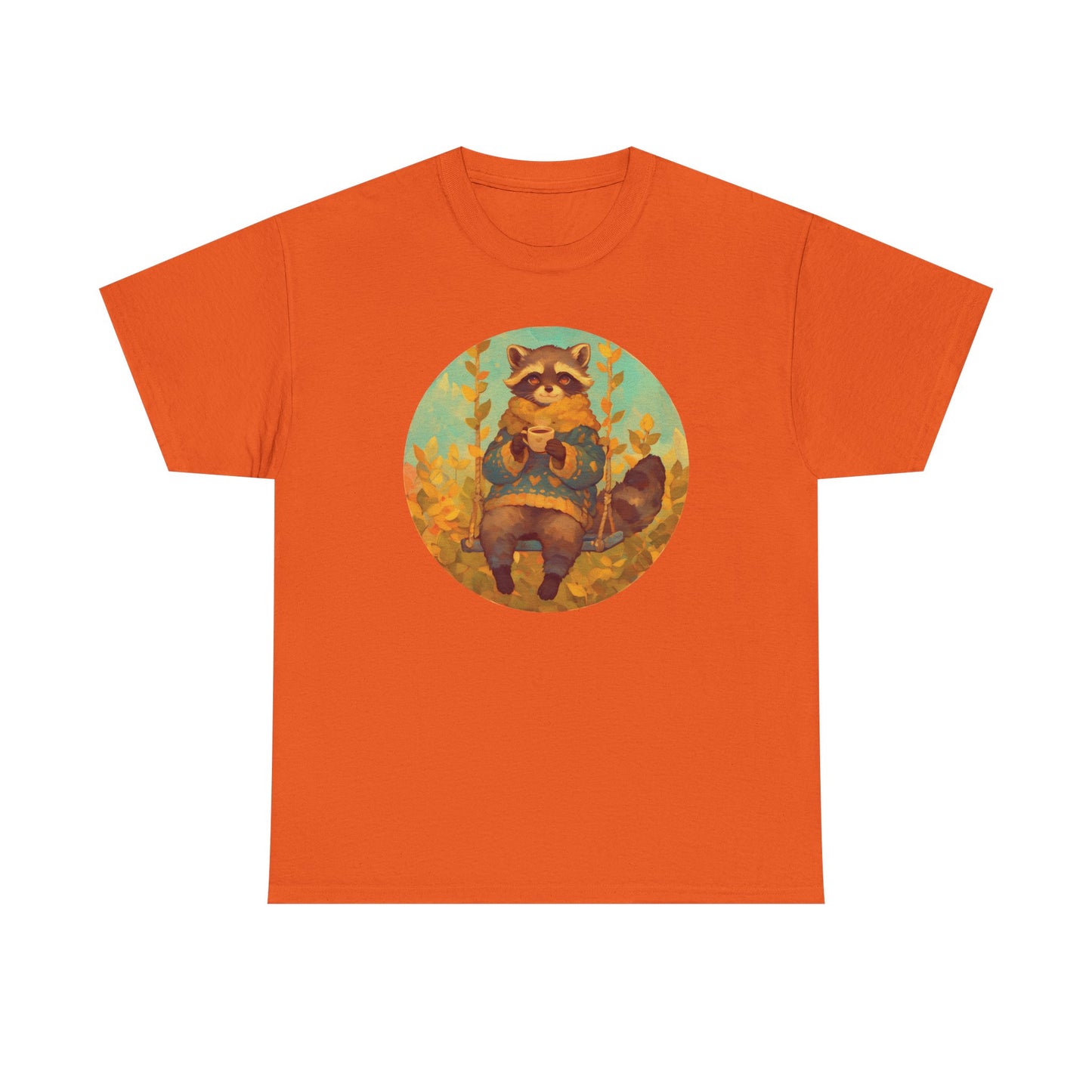 Cocoa Raccoon Unisex Heavy Cotton Tee