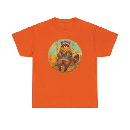 Cocoa Raccoon Unisex Heavy Cotton Tee