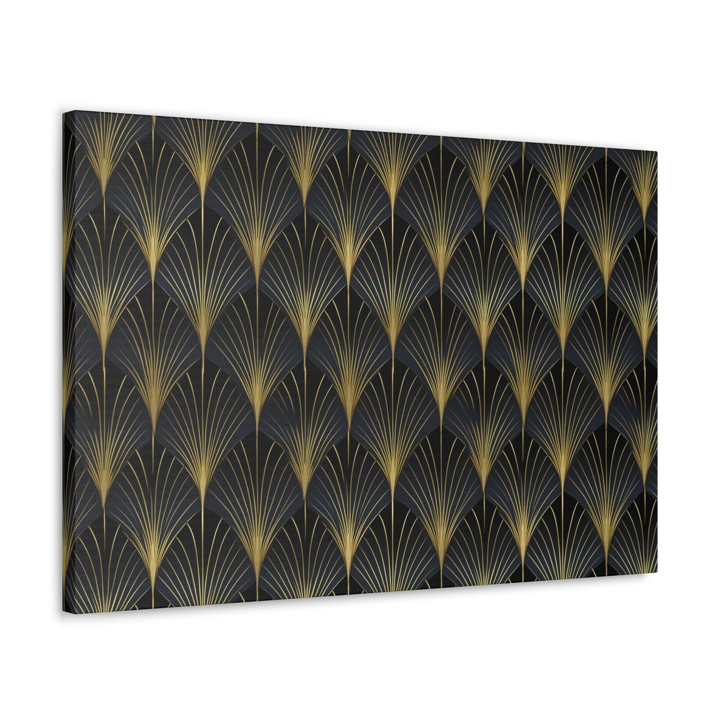 Art Deco Fans Canvas Gallery Wrap