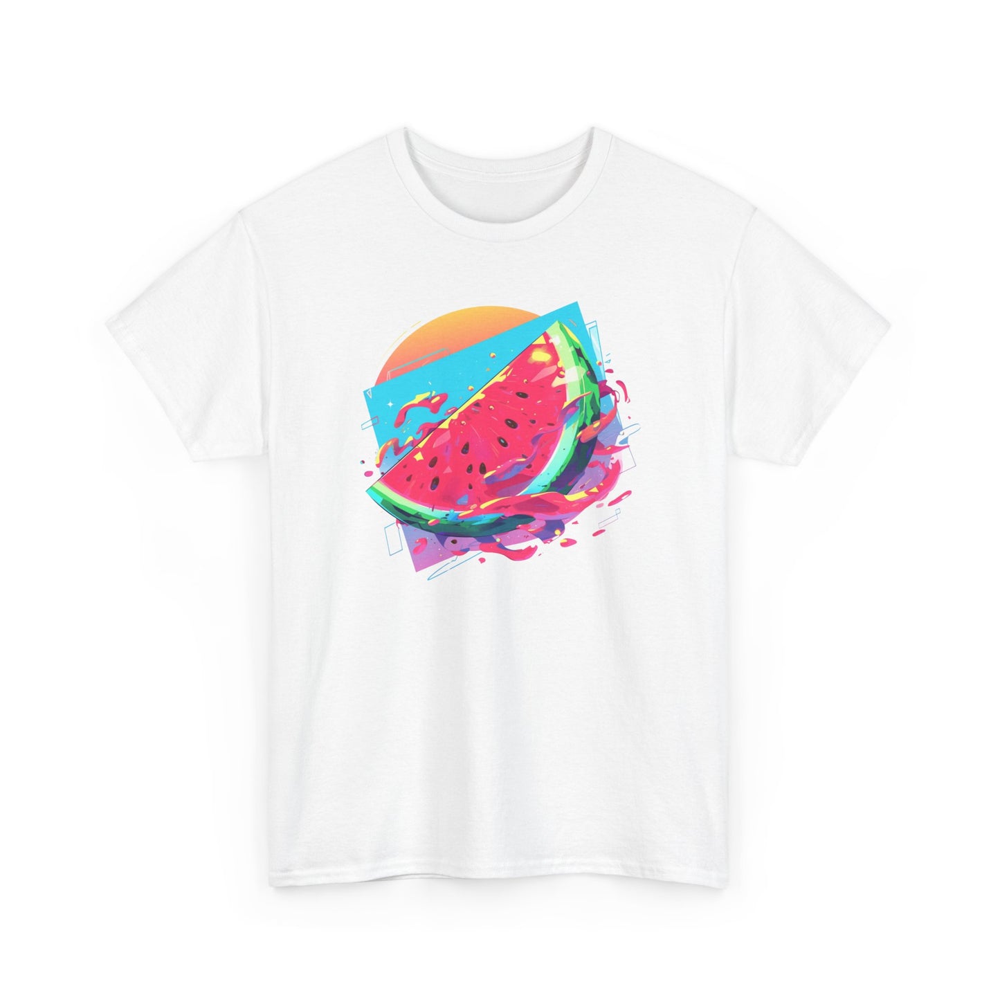 Summer Watermelon Unisex Heavy Cotton Tee