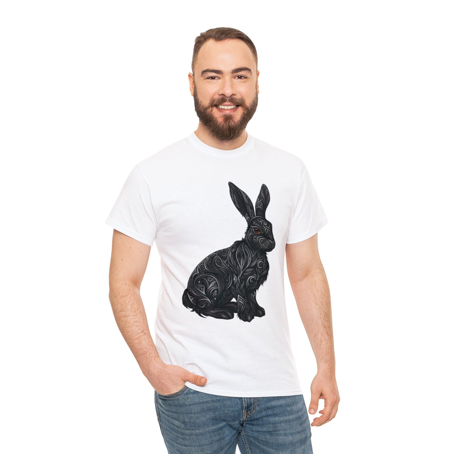Rabbit Púca Unisex Heavy Cotton Tee