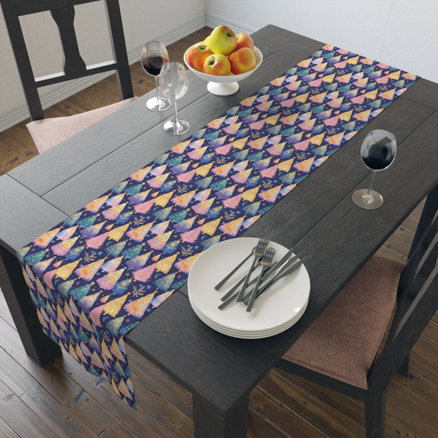 Whimsical Trees Table Runner (Cotton, Poly)