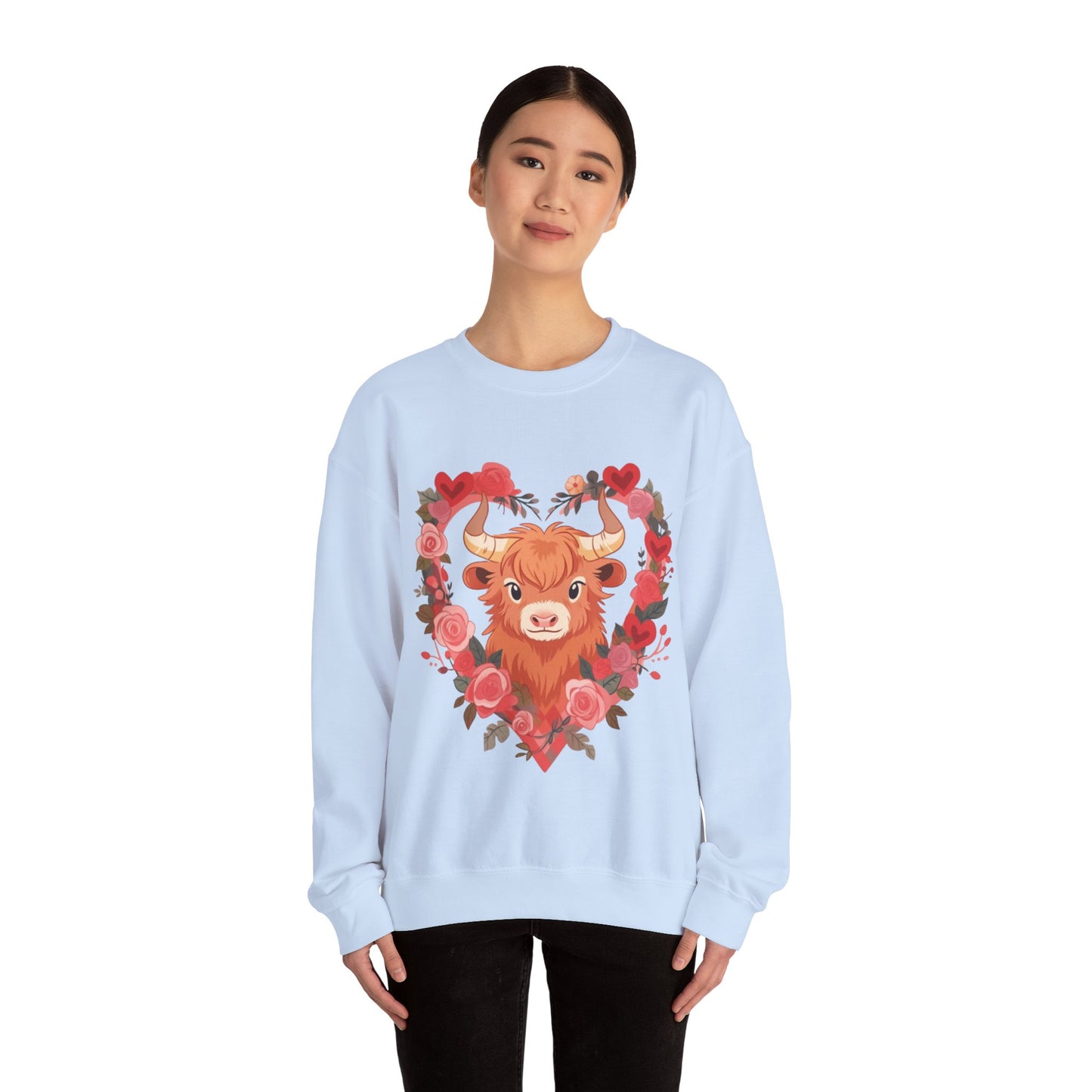 Moo Moo Love Unisex Heavy Blend™ Crewneck Sweatshirt