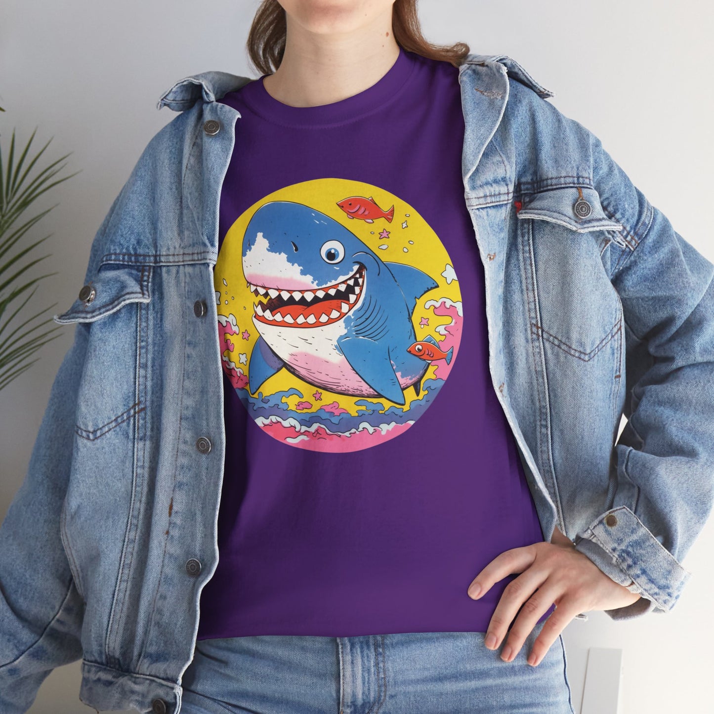 Shark Unisex Heavy Cotton Tee