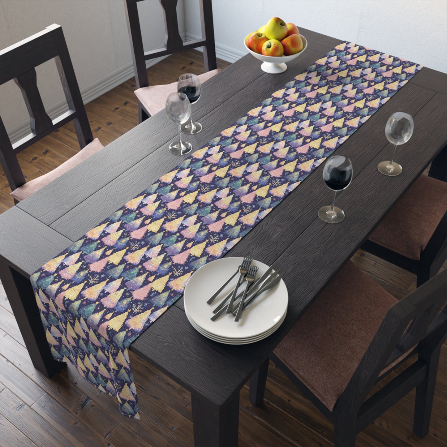 Whimsical Trees Table Runner (Cotton, Poly)