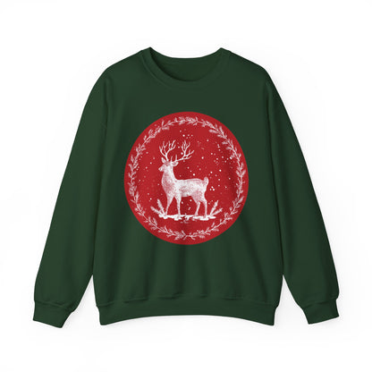 Rustic Deer Unisex Heavy Blend™ Crewneck Sweatshirt