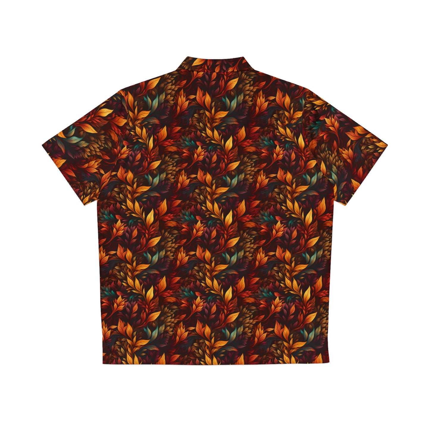 Fall Leaves Men's Hawaiian Shirt (AOP)