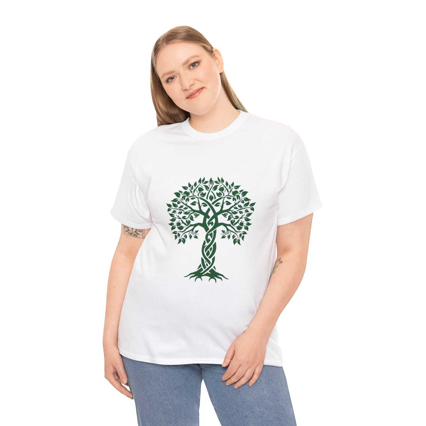 Celtic Tree Unisex Heavy Cotton Tee