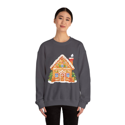 Gingerbread House Unisex Heavy Blend™ Crewneck Sweatshirt