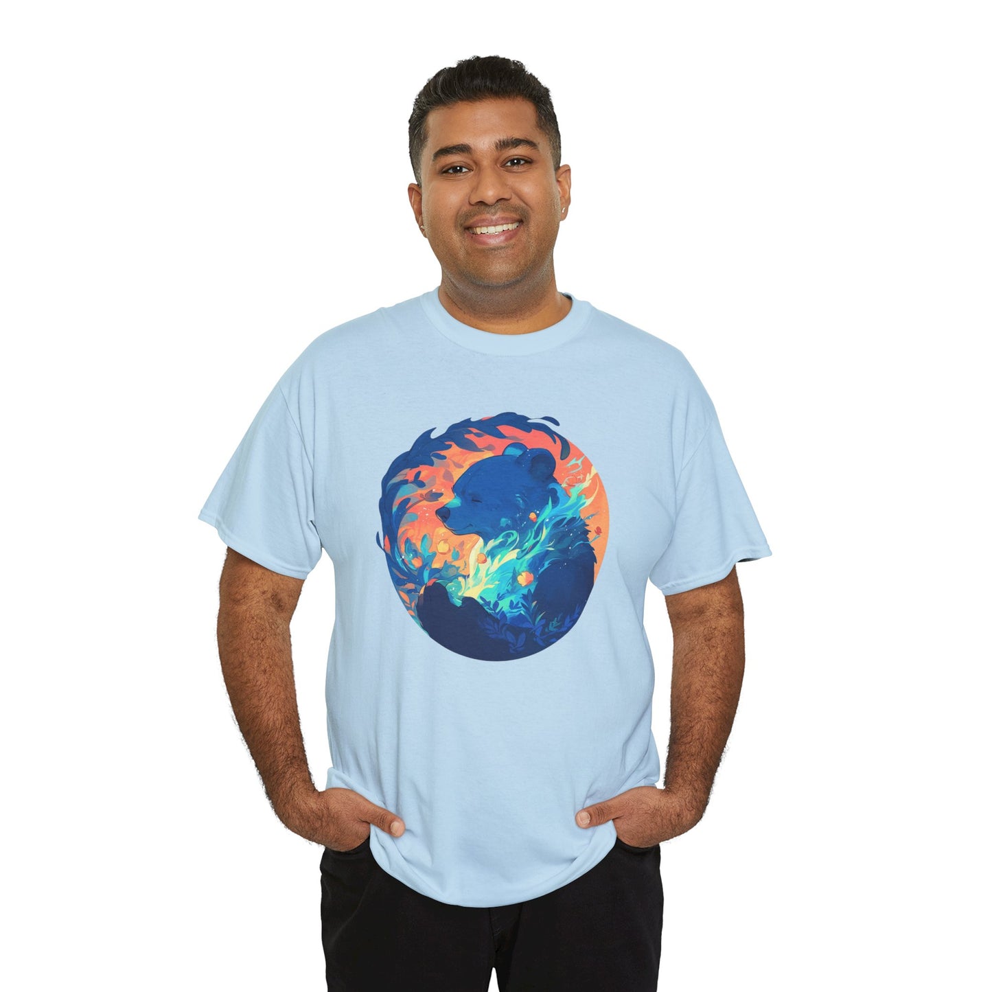Elemental Bear Unisex Heavy Cotton Tee