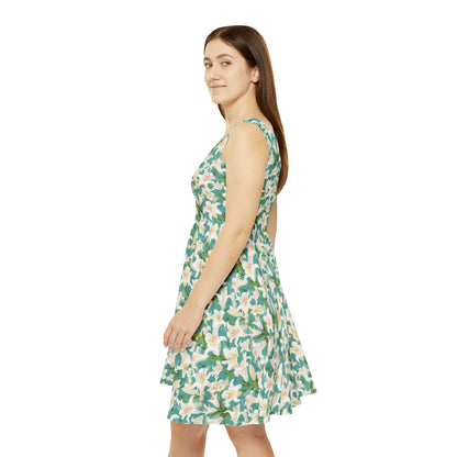 Easter Lilies Women's Skater Dress (AOP)