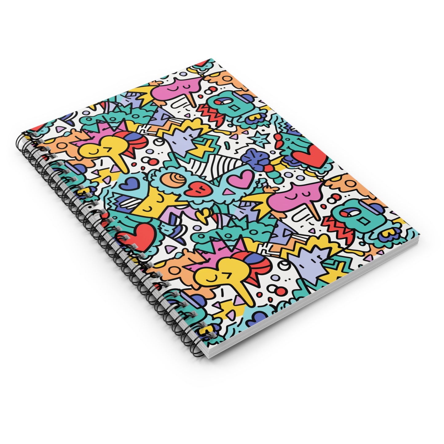 Doodlebug Spiral Notebook - Ruled Line