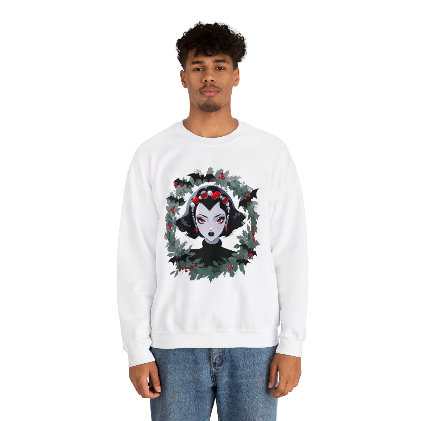 Vampire Wreath Unisex Heavy Blend™ Crewneck Sweatshirt