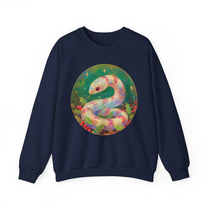 Candy Stripe Snake Unisex Heavy Blend™ Crewneck Sweatshirt