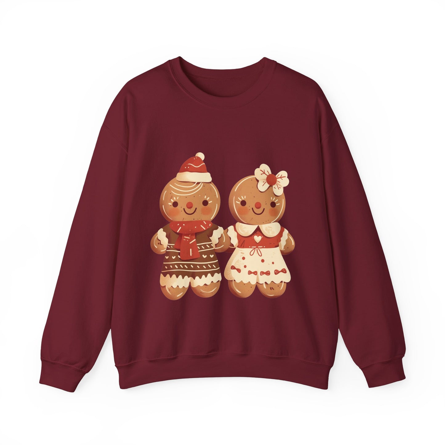 Gingerbread Couple Unisex Heavy Blend™ Crewneck Sweatshirt