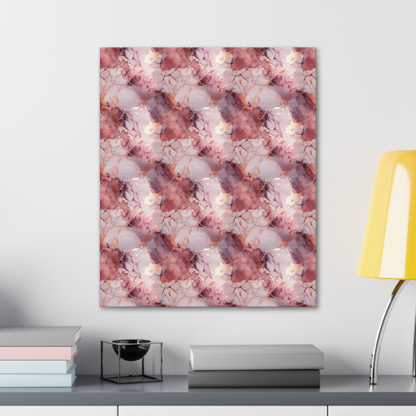 Rose Gold Marble Canvas Gallery Wrap