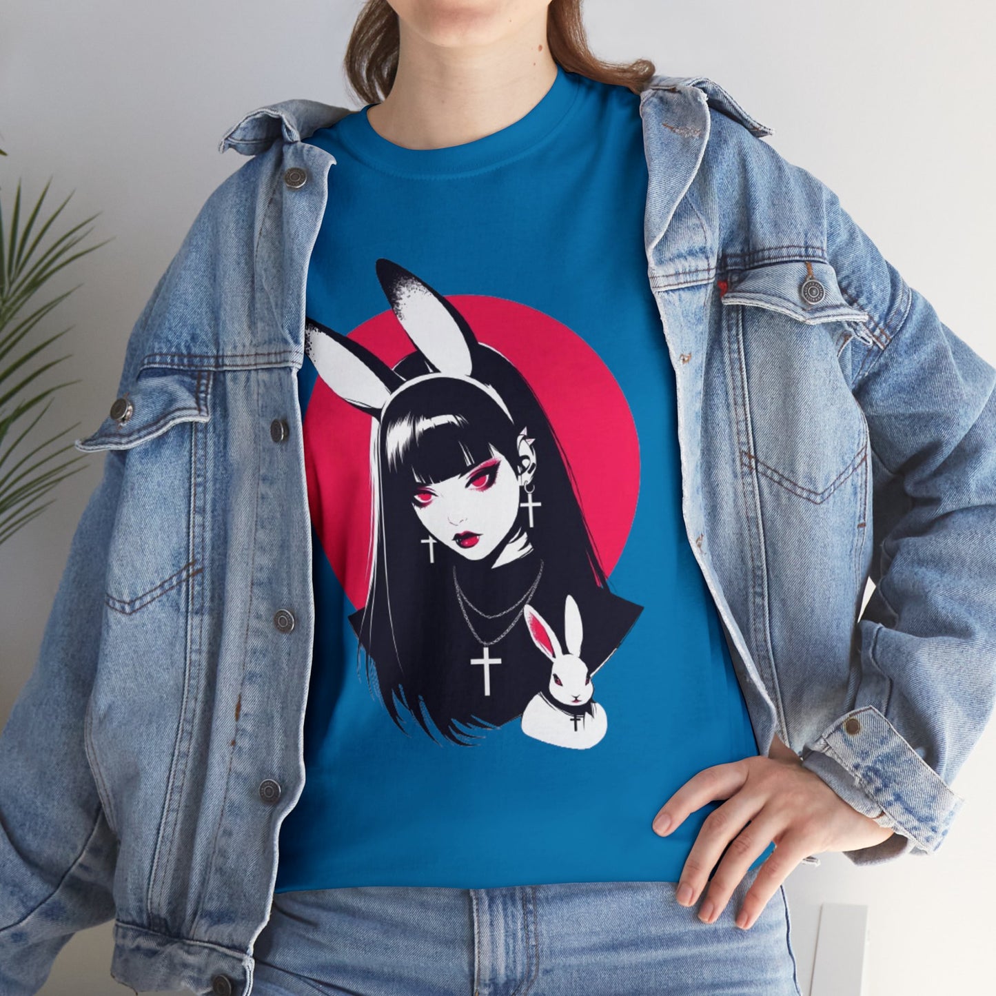 Vampire Bunny Unisex Heavy Cotton Tee