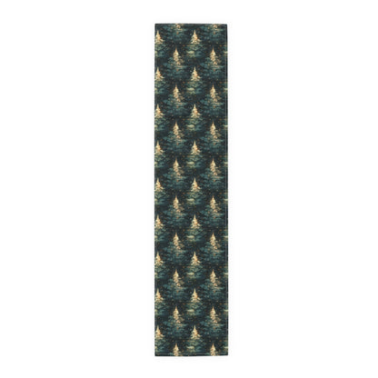 Twinkling Trees Table Runner (Cotton, Poly)