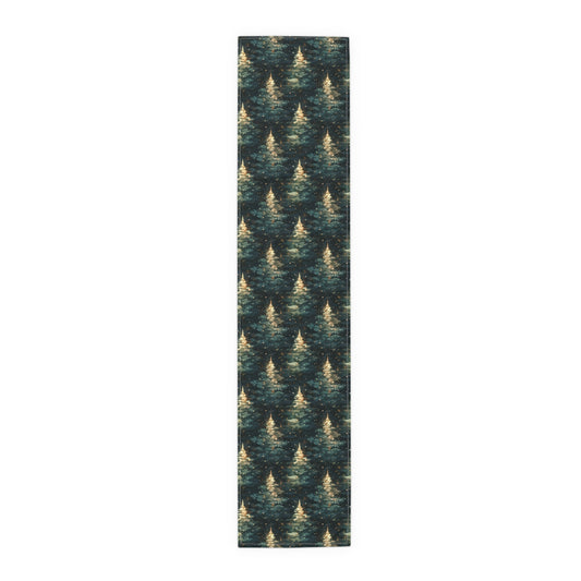 Twinkling Trees Table Runner (Cotton, Poly)