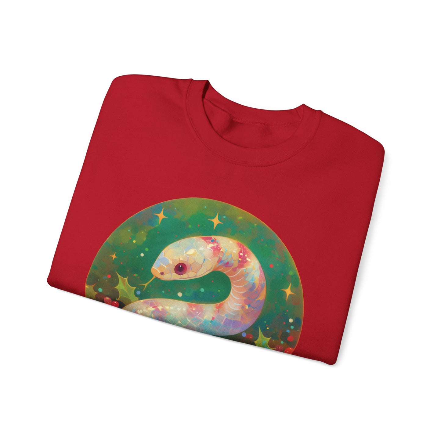 Candy Stripe Snake Unisex Heavy Blend™ Crewneck Sweatshirt
