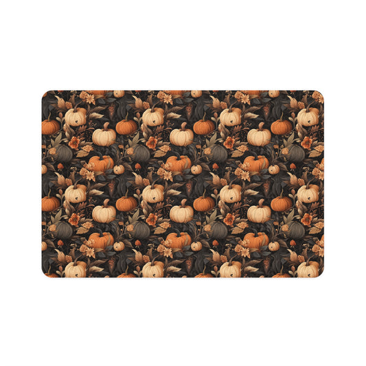 Pumpkin Harvest Pet Food Mat (12x18)