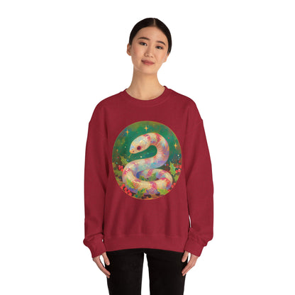 Candy Stripe Snake Unisex Heavy Blend™ Crewneck Sweatshirt
