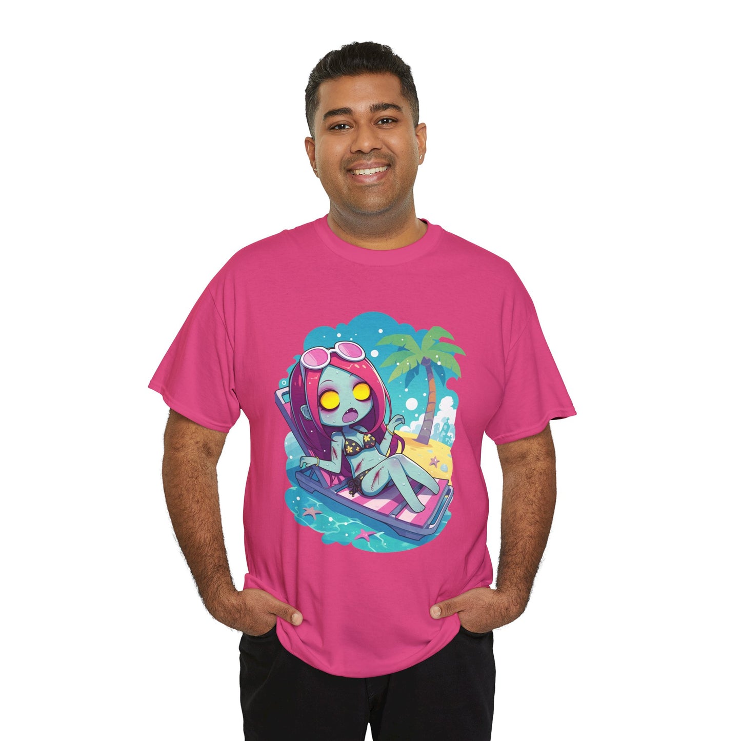 Beach Babe Zombie Unisex Heavy Cotton Tee