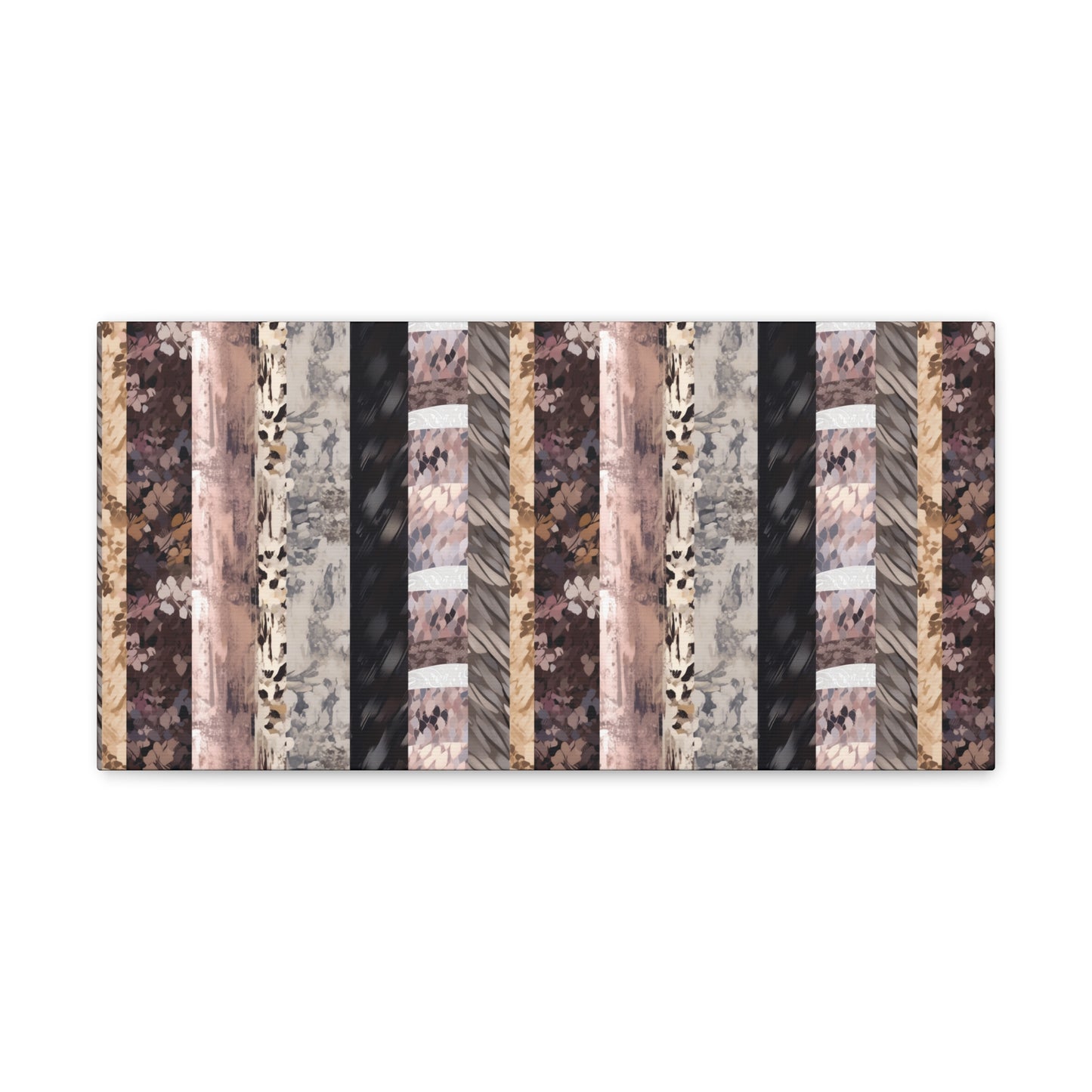 Textured Stripes Canvas Gallery Wrap
