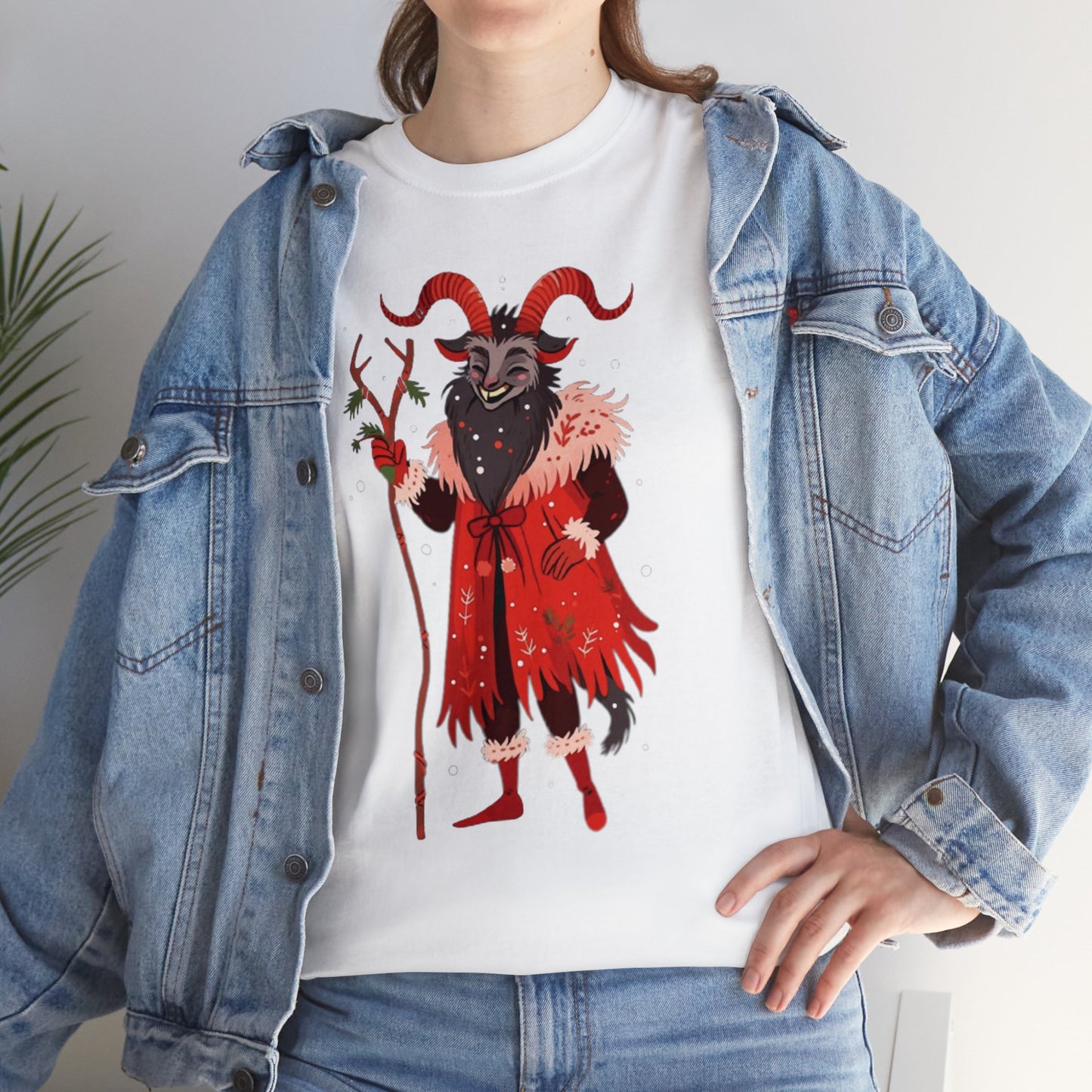 Merry Krampus Unisex Heavy Cotton Tee