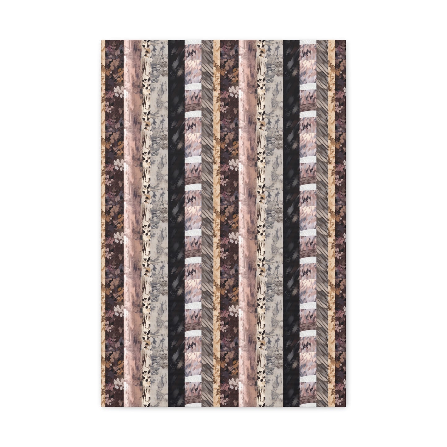 Textured Stripes Canvas Gallery Wrap