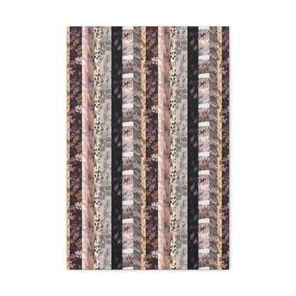 Textured Stripes Canvas Gallery Wrap