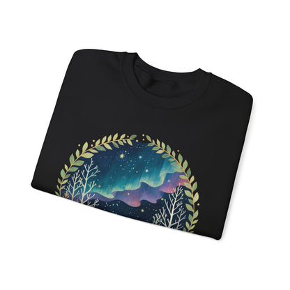 Aurora Polar Bears Unisex Heavy Blend™ Crewneck Sweatshirt