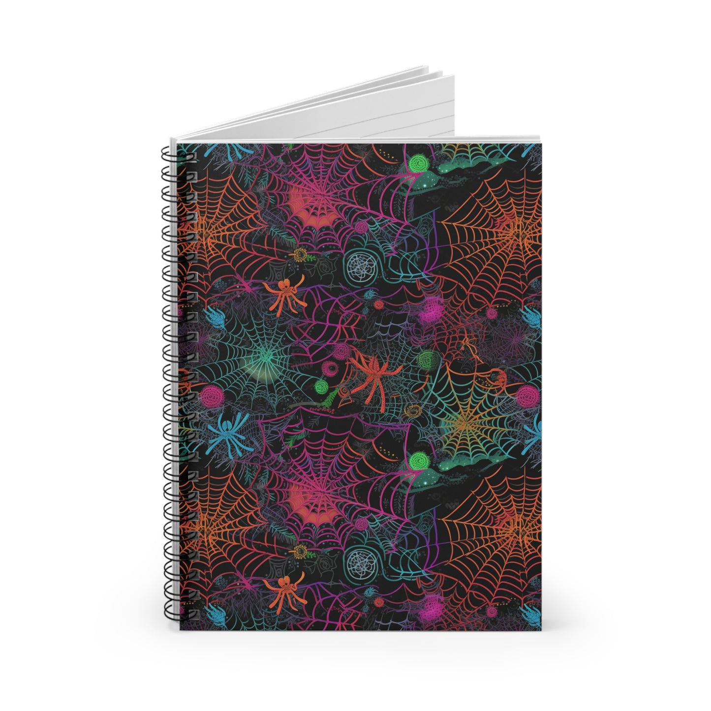 Alien Webs Spiral Notebook - Ruled Line