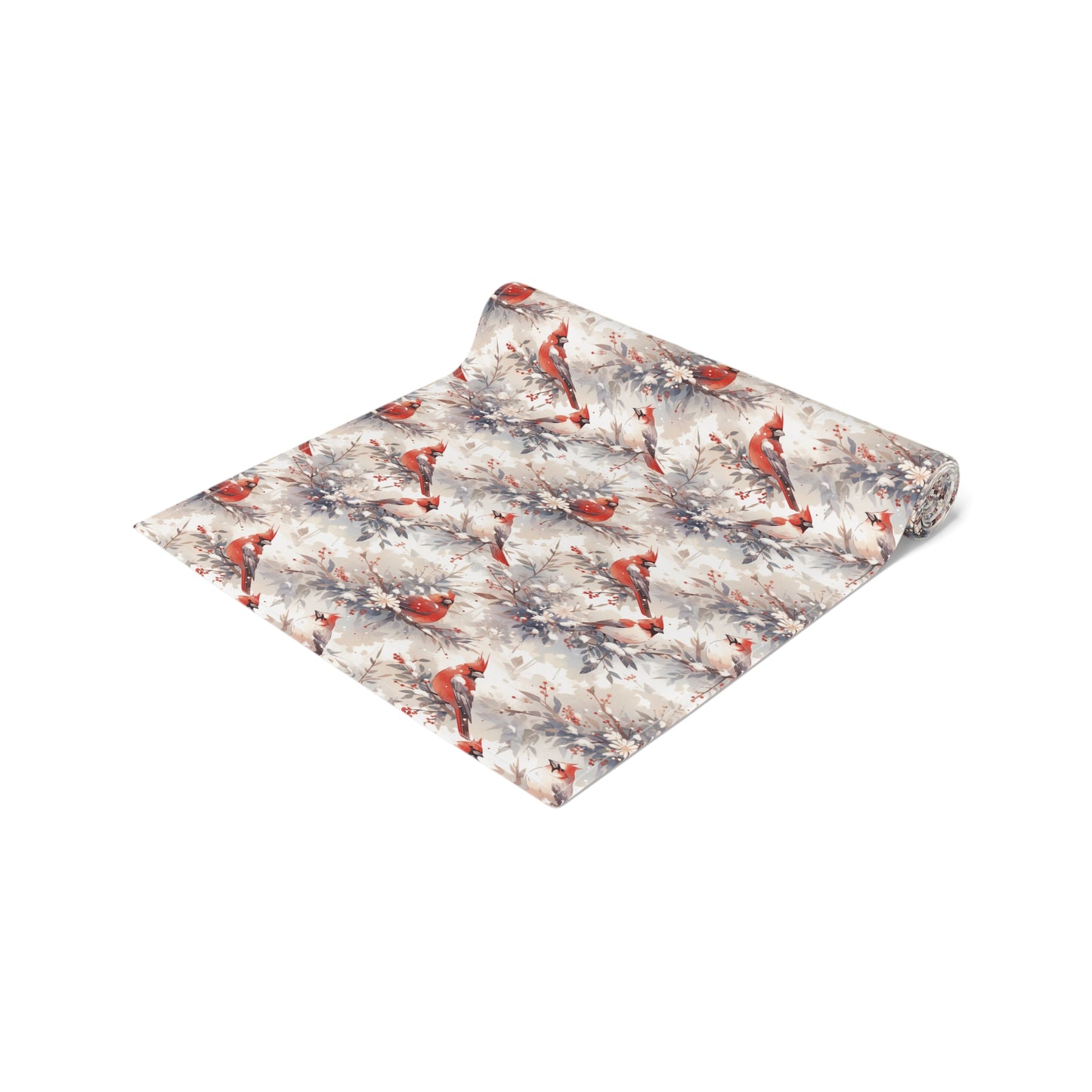Winter Cardinals Table Runner (Cotton, Poly)