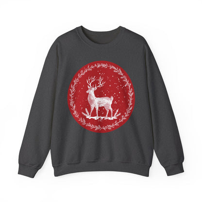 Rustic Deer Unisex Heavy Blend™ Crewneck Sweatshirt