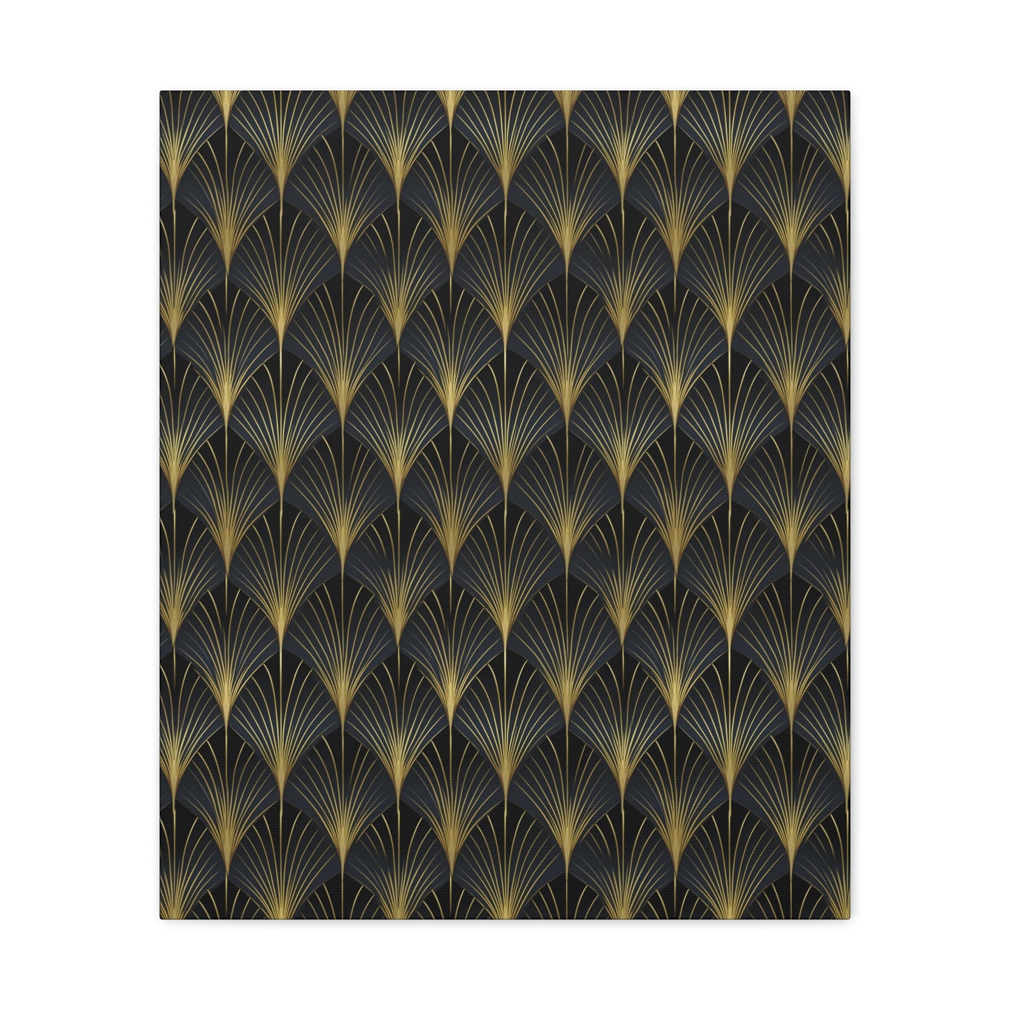 Art Deco Fans Canvas Gallery Wrap