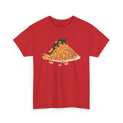 Candy Corn Cat Unisex Heavy Cotton Tee