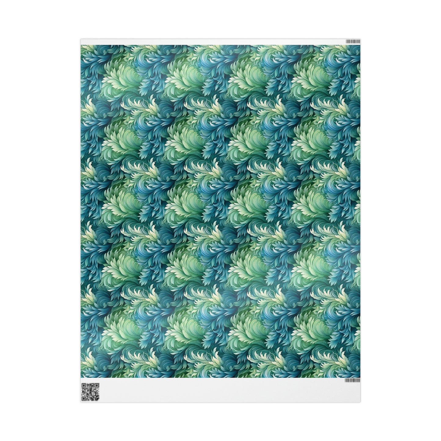 Peacock Flourishes Wrapping Papers