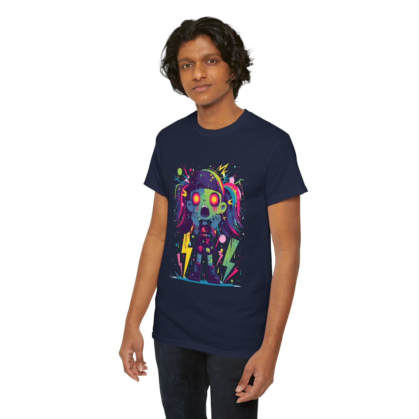 Electrified Zombie Unisex Heavy Cotton Tee