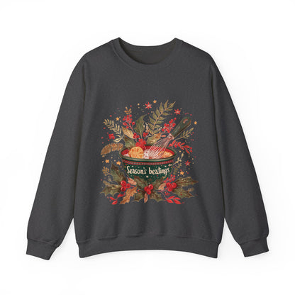 Season's Beatings (Baking) Unisex Heavy Blend™ Crewneck Sweatshirt
