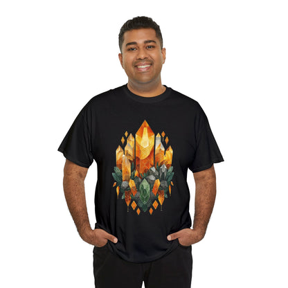 Earthen Crystal Cluster Unisex Heavy Cotton Tee