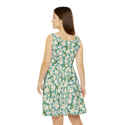 Easter Lilies Women's Skater Dress (AOP)