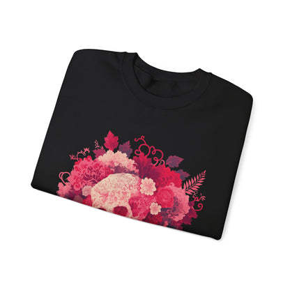 Skull Bouquet Unisex Heavy Blend™ Crewneck Sweatshirt