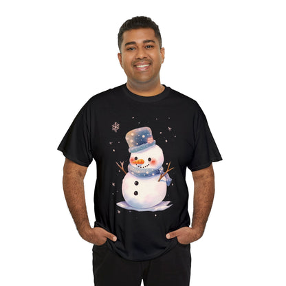 Snowman Unisex Heavy Cotton Tee