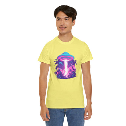 Tropical UFO Unisex Heavy Cotton Tee