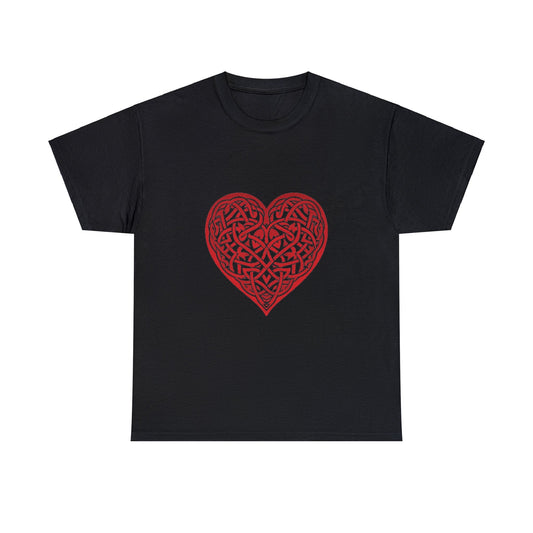 Celtic Heart Unisex Heavy Cotton Tee
