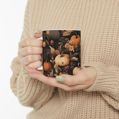 Pumpkin Harvest Ceramic Mug 11oz
