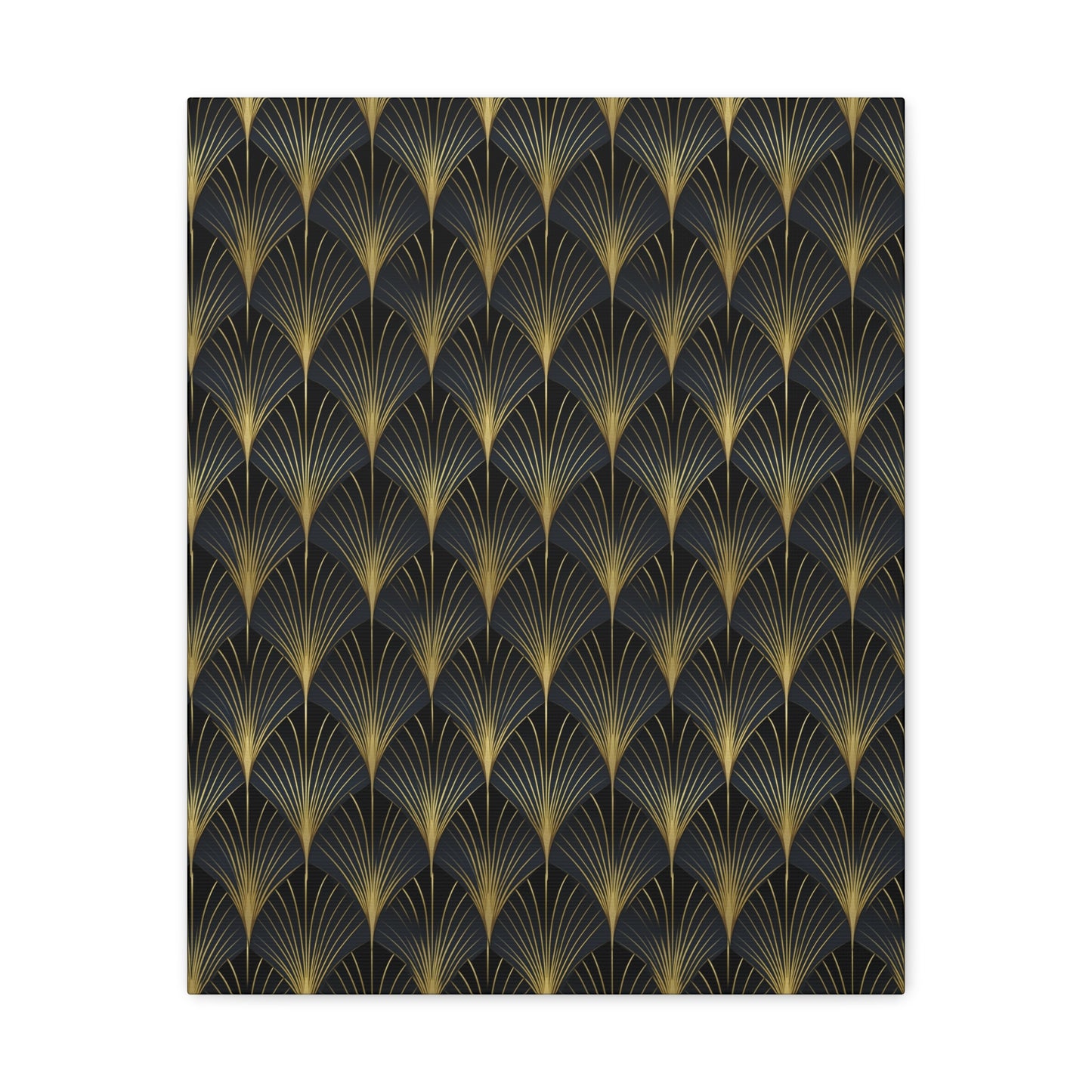 Art Deco Fans Canvas Gallery Wrap