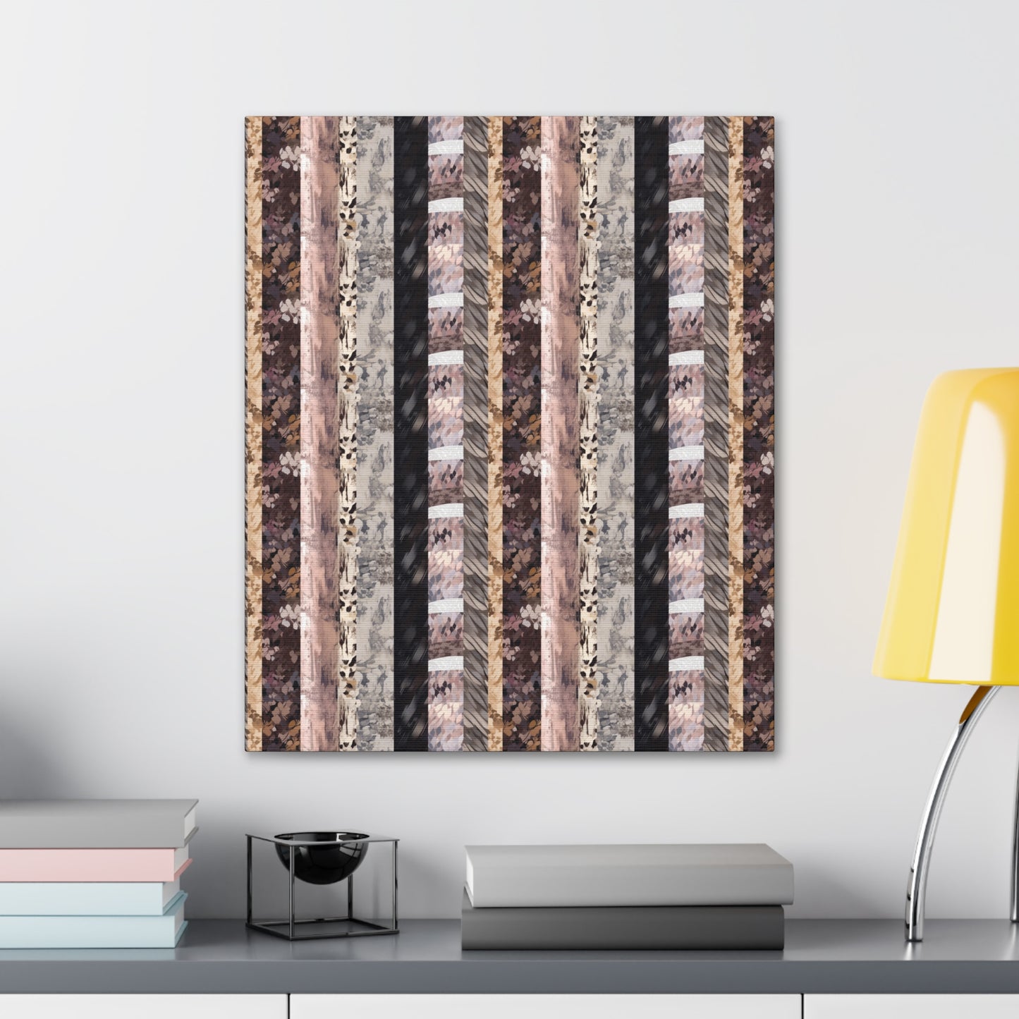 Textured Stripes Canvas Gallery Wrap