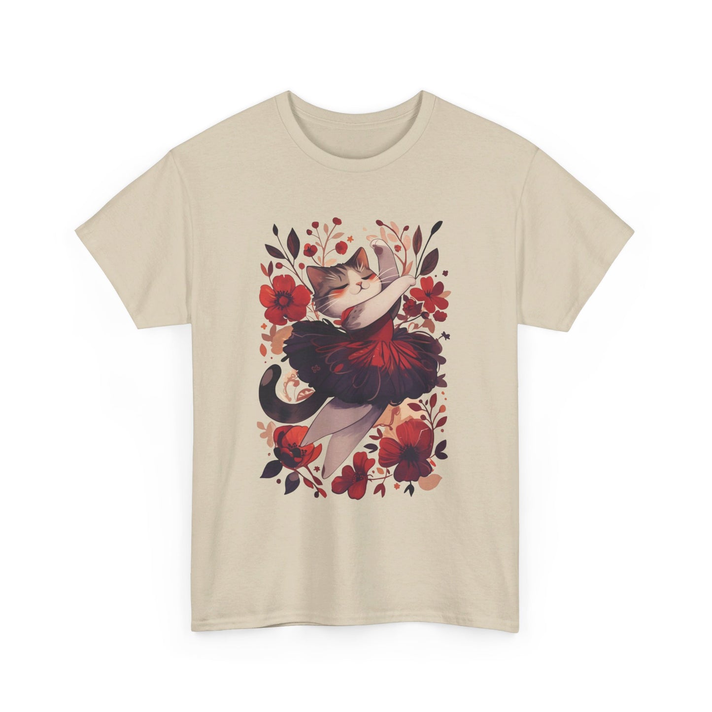 Ballet Cat Unisex Heavy Cotton Tee